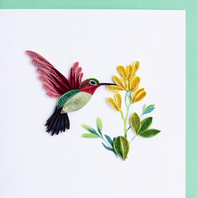 Quilling Hummingbird