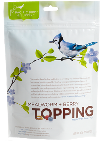 Mealworm & Berry Topping