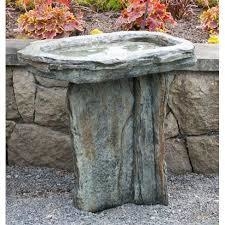 cast art slate bird bath