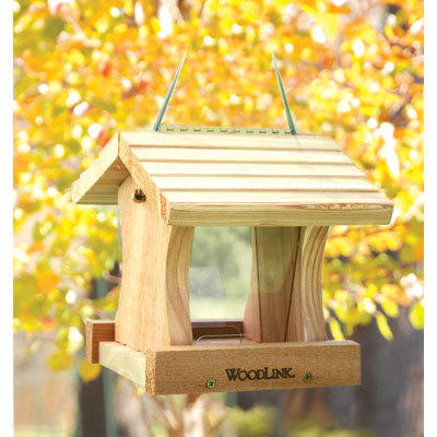 Woodlink Wood Hanging Hopper Bird Feeder & Reviews