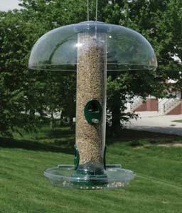Seed Tube with Weather Guard and Tray